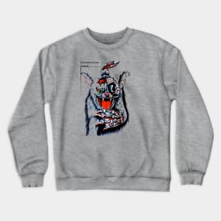 Zombie Cat (Transparent) Crewneck Sweatshirt